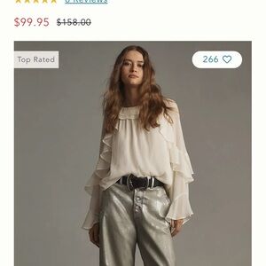 ISO PILCRO ARIN SILVER COATED JEANS